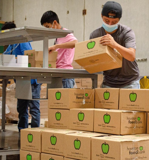 Helping the Houston Food Bank